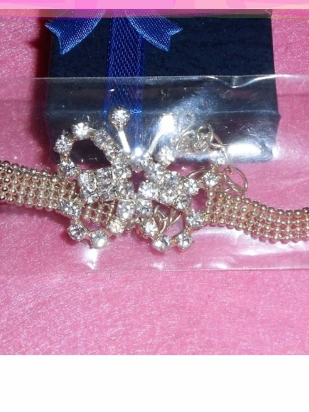 FREE FREE FREE Crystal Butterfly Bracelet  > BONUS GWP <